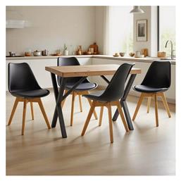 Τραπεζαρία Delight με 4 Καρέκλες 110x70εκ. Pakketo