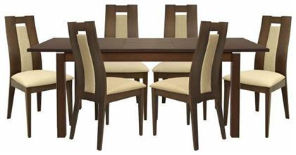 Τραπεζαρία Επεκτεινόμενη 7 τμχ 150x90cm - HomeMarkt