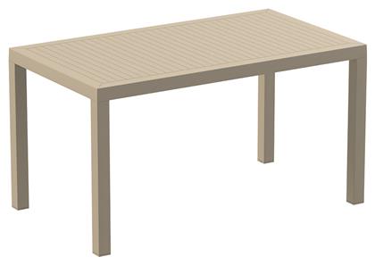 Τραπέζι Ares 140x80x75εκ. Taupe - Siesta Exclusive