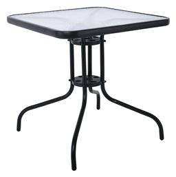 Τραπέζι Baleno 70x70x70εκ. Μαύρο - Woodwell