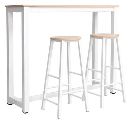 Τραπέζι Μπαρ Marle με 2 Σκαμπό 120x40εκ. Pakketo