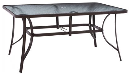 Τραπέζι Bruno 150x90x75εκ. Καφε - HomeMarkt