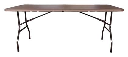 Τραπέζι Catering Blow Πτυσσόμενο 180x74x74 Καφέ - Woodwell