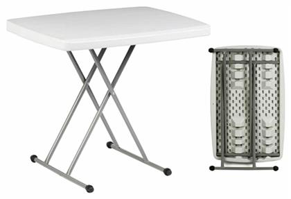 Τραπέζι Catering Blow Πτυσσόμενο 76x49x72εκ. Λευκό - Woodwell
