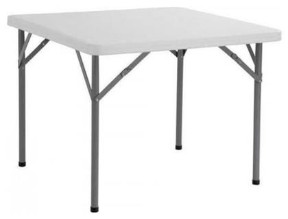 Τραπέζι Catering Blow Πτυσσόμενο 86x86x74εκ. Λευκό - Woodwell