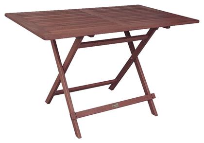 Τραπέζι Easy Πτυσσόμενο 120x70x72εκ. Καφέ - Woodwell