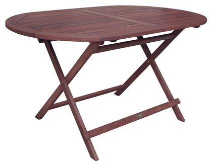 Τραπέζι Easy Πτυσσόμενο 120x70x72εκ. Καφέ - Woodwell