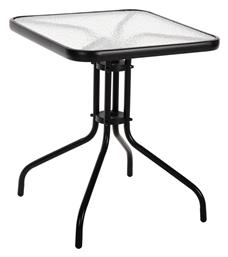 Τραπέζι Καφενείου Figo 60x60x70εκ. Μαύρο - HomeMarkt