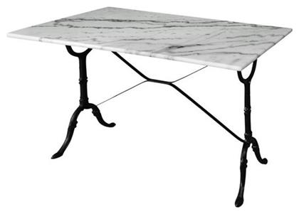 Τραπέζι Καφενείου Teagan 100x60x72εκ. Λευκό - HomeMarkt