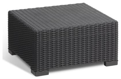 Τραπέζι Καθιστικού Εξωτερικού Χώρου Rattan California Γκρι 68x68x35cm - Zita Plus