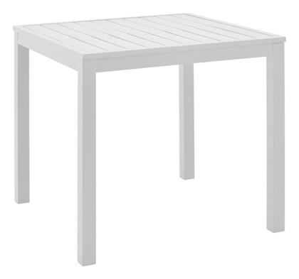 Τραπέζι Kliton 45x45x41εκ. Λευκή απόχρωση - Pakketo
