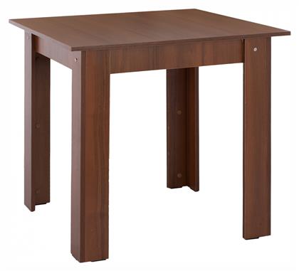 Τραπέζι Κουζίνας Ξύλινο Καρυδί 80x80x77εκ. HomeMarkt
