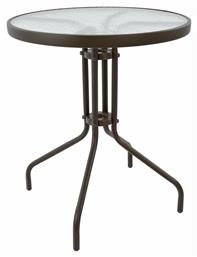 Τραπέζι Lima 60x60x70εκ. Καφέ - HomeMarkt