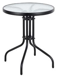Τραπέζι Lima 60x60x70εκ. Μαύρο - HomeMarkt