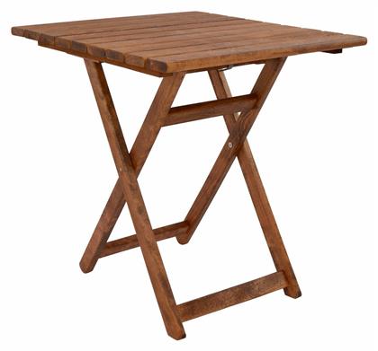 Τραπέζι Λήμνος Πτυσσόμενο 70x70x75εκ. HomeMarkt