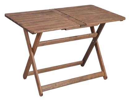 Τραπέζι Retto Πτυσσόμενο 140x80x76 Καφέ - Pakketo