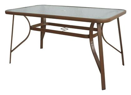 Τραπέζι Rio 120x70x71εκ. Καφέ - Woodwell