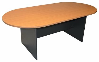 Τραπέζι Συνεδριάσεων 200x100x75εκ. Γκρι / Δρυς - HomeMarkt