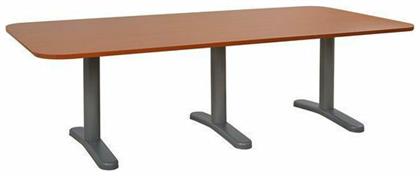 Τραπέζι Συνεδριάσεων Walvia 240x120x75εκ. Κερασί - HomeMarkt