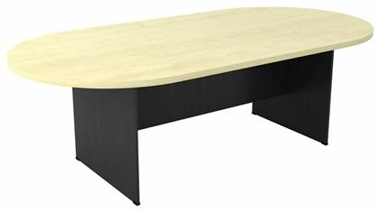 Τραπέζι Συνεδριάσεων Oval 240x120x75εκ. Μπεζ - Woodwell