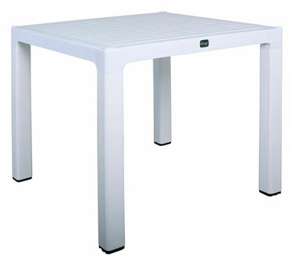 Τραπέζι Tebo 90x90x73 Λευκό - Woodwell