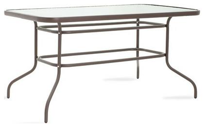 Τραπέζι Valor 140x80x70εκ. Καφε - Pakketo