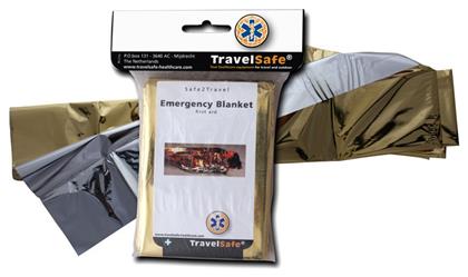 Safety Κουβέρτα Επιβίωσης Αλουμινίου 210x160cm Travelsafe
