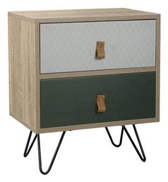 Trend Mint Ξύλινο με Μεταλλικά Πόδια Sonoma / Πράσινο 45x29x52.5cm 09-1001 - Liberta
