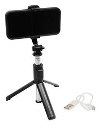 Selfie-03 με Bluetooth / Τηλεχειριστήριο Μαύρο Treqa