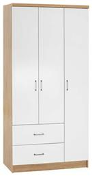Τρίφυλλη 89x42.5x181cm Sonama-Λευκό - HomeMarkt