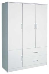 Τρίφυλλη Closet 120x50x180cm Λευκή - Woodwell