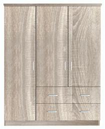Τρίφυλλη Ντουλάπα Ρούχων Lantern 150x55x180cm - ArteLibre