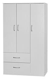 Τρίφυλλη Zelia 90x42x180cm Λευκή - Pakketo