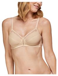 Cotton Beauty Μπεζ Σουτιέν χωρίς Ενίσχυση & χωρίς Μπανέλες Triumph