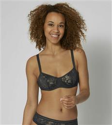 Triumph Illustrated Rose W Μαύρο Σουτιέν χωρίς Ενίσχυση από το Plus4u