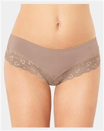Triumph Lovely Micro Hipster Γυναικείο Slip με Δαντέλα Μπεζ από το Modivo