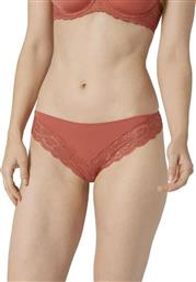 Triumph Lovely Micro Tai Slip με Δαντέλα σε Κόκκινο χρώμα από το Plus4u