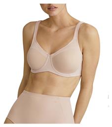 Modern Soft Cotton Μπεζ Minimizer Σουτιέν χωρίς Ενίσχυση με Μπανέλες Triumph από το Plus4u