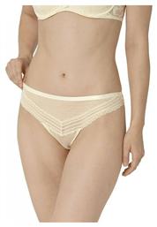 Tempting Tulle Hipster Γυναικείο String με Δαντέλα Μπεζ Triumph