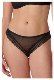 Tempting Tulle Tai Γυναικείο Slip με Δαντέλα Μαύρο Triumph