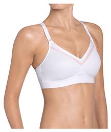 Triumph Triaction Free Motion Λευκό Αθλητικό Σουτιέν από το Pinguino