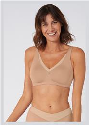True Shape Sensation Μπεζ Σουτιέν με Ελαφριά Ενίσχυση χωρίς Μπανέλες Triumph