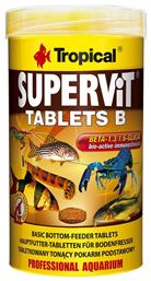 Supervit Tablets B Τροφή για Τροπικά Ψάρια σε Ταμπλέτες 50ml Tropical