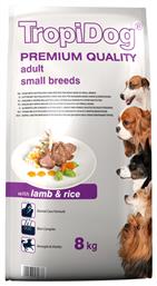 Premium Adult Small Breeds Lamb & Rice 8kg Ξηρά Τροφή για Ενήλικους Σκύλους Μικρόσωμων Φυλών με Αρνί / Ρύζι TropiDog