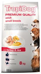 Premium Adult Small Breeds Turkey & Rice 2.5kg TropiDog