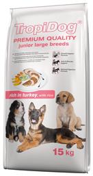 Premium Junior Large Breeds Turkey & Rice Ξηρά Τροφή Σκύλων 2.5kg TropiDog