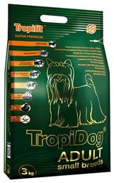 Tropifit Super Premium Adult Small Ξηρά Τροφή για Ενήλικους Σκύλους Μικρόσωμων Φυλών με Αρνί / Ρύζι / Σολομό 3kg TropiDog