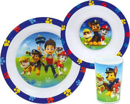 Σετ Φαγητού ''Paw Patrol'' από Πλαστικό Μπλε 3τμχ για 6+ μηνών Trudeau