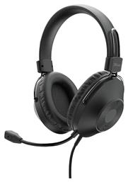Ozo Over Ear Multimedia Ακουστικά με μικροφωνο και σύνδεση USB-A Trust