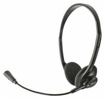 Primo On Ear Multimedia Ακουστικά με μικροφωνο και σύνδεση 3.5mm Jack Trust